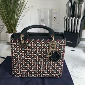 NWT 💯 Authentic Women Lady Dior Multi Color